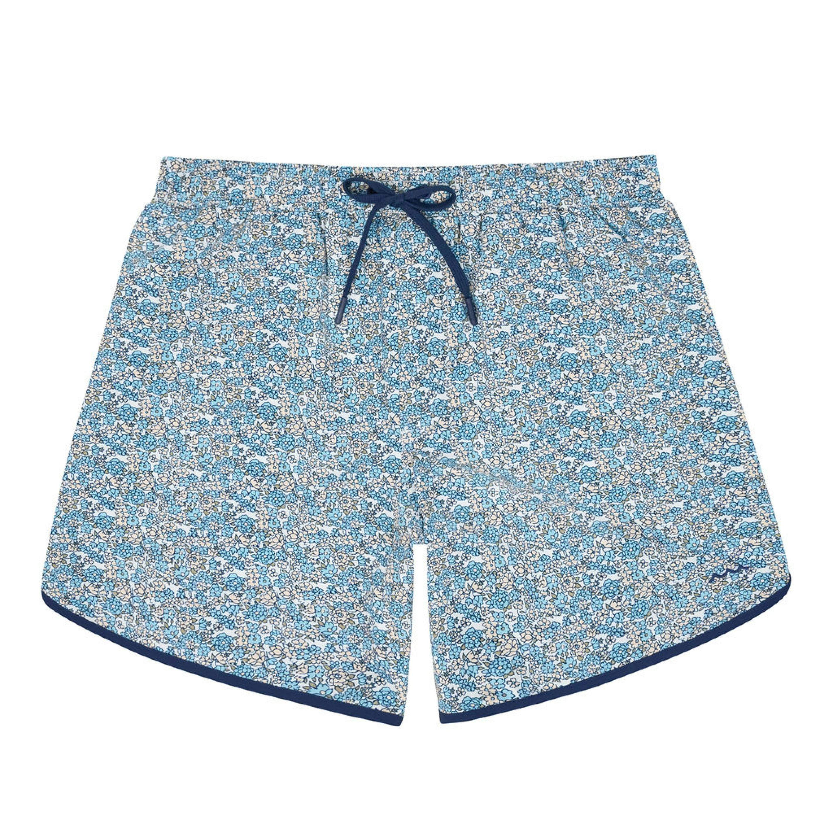 mens original slate floral boardie