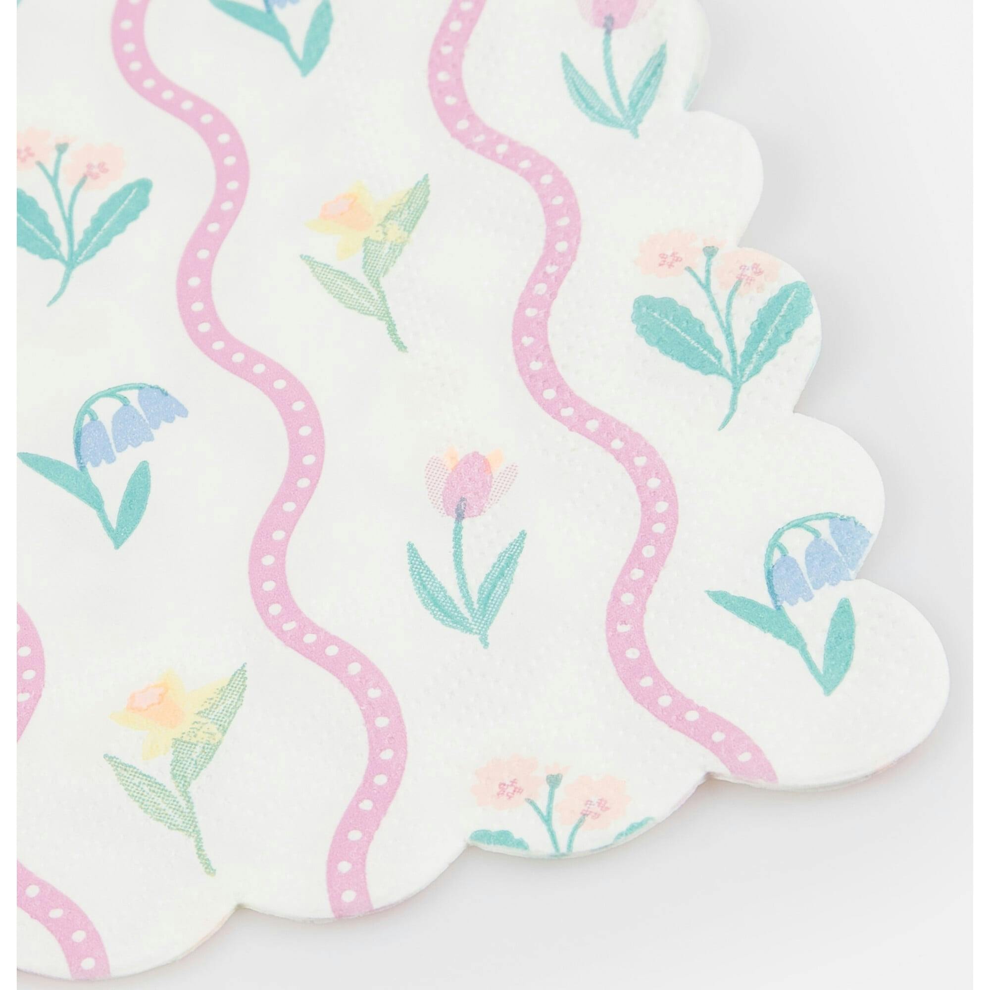 Bloomsbury Floral Pattern Small Napkins