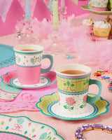 Tea Party Cups + Saucers - 32 pc drinkware set
