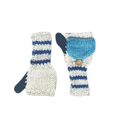 Kids Fingerless Fold-Over Mittens