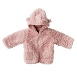 Pink Deer Plush Coat