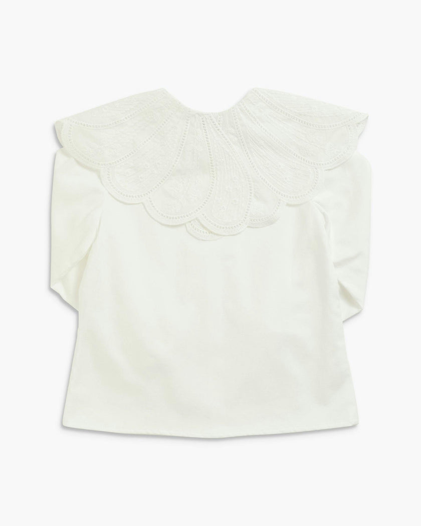Nina Blouse White Poplin