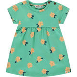 Floral Print Short Sleeve Dress