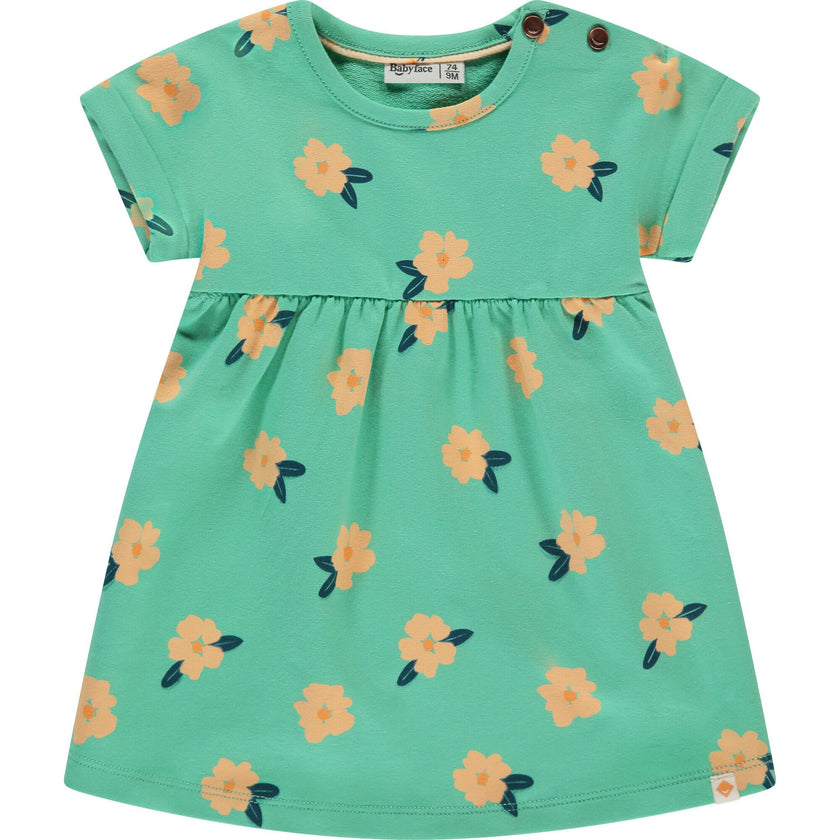 Floral Print Short Sleeve Dress