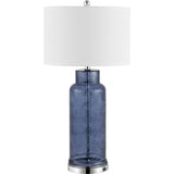 Bottle Glass Table Lamps With USB Port