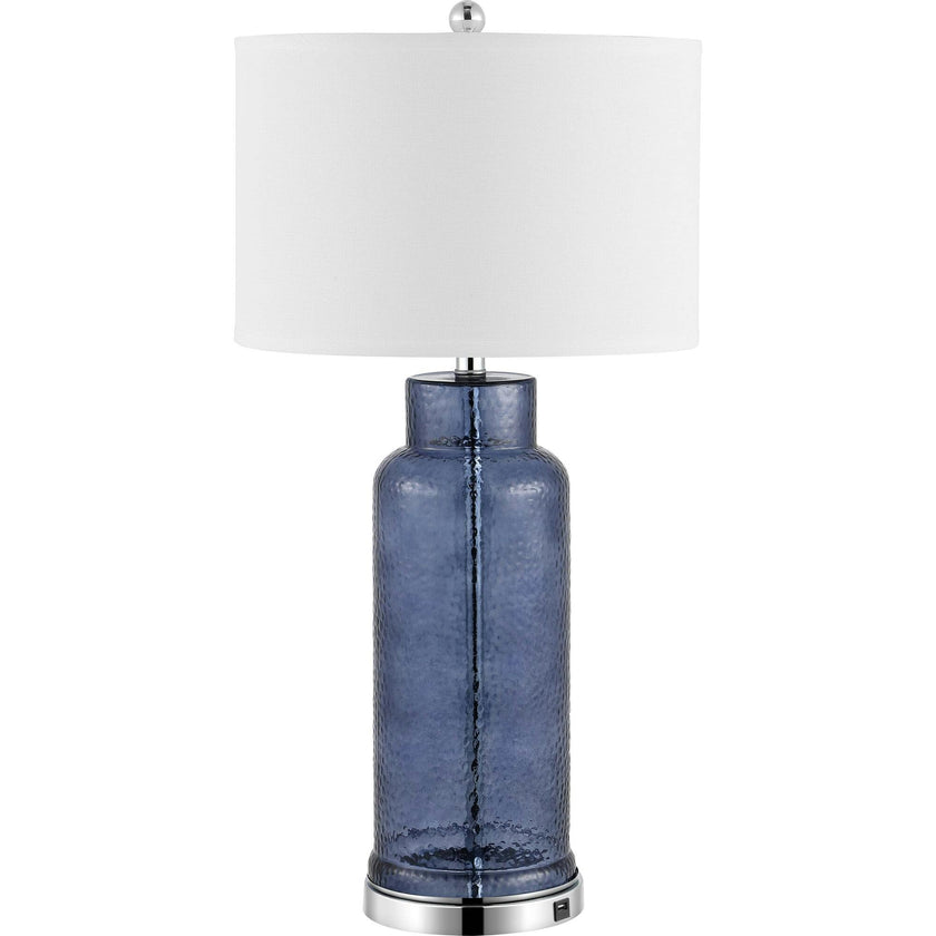 Bottle Glass Table Lamps With USB Port