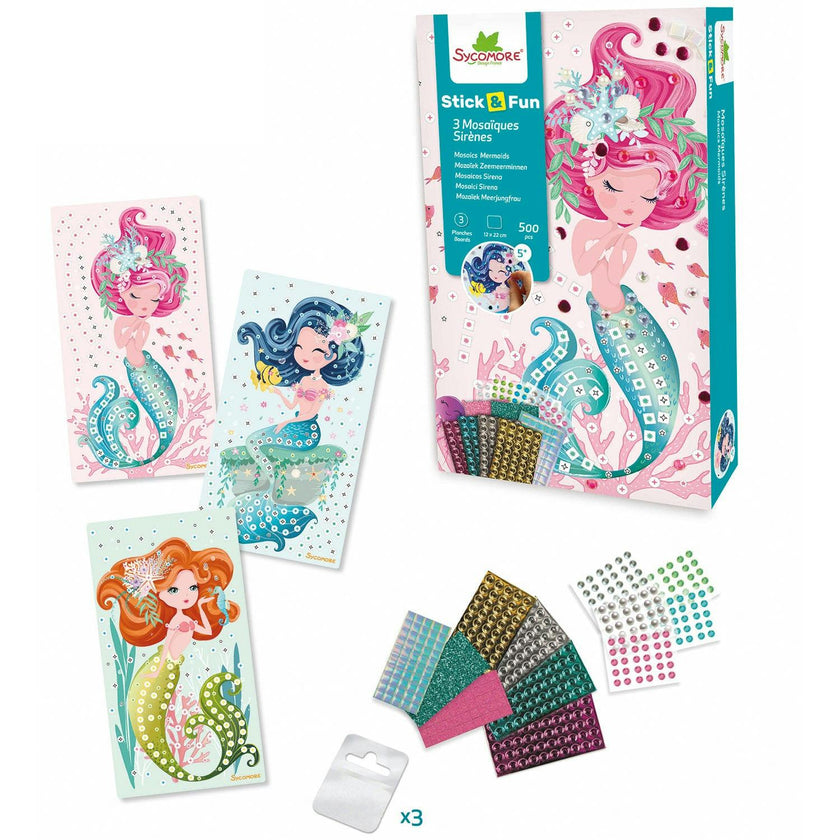 Stick'N Fun - XS Mosaics Mermaid - 5y+