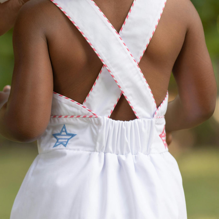 Campbell Dress in Striped Stars