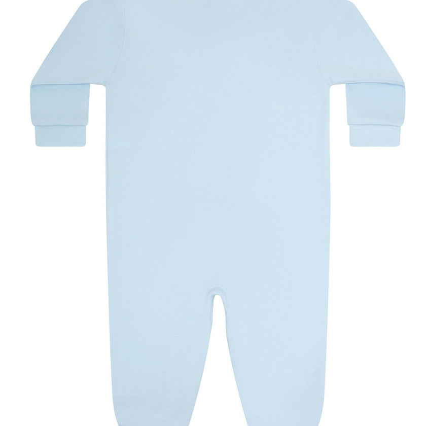 Mini Voyages Embroidery Snap Footie