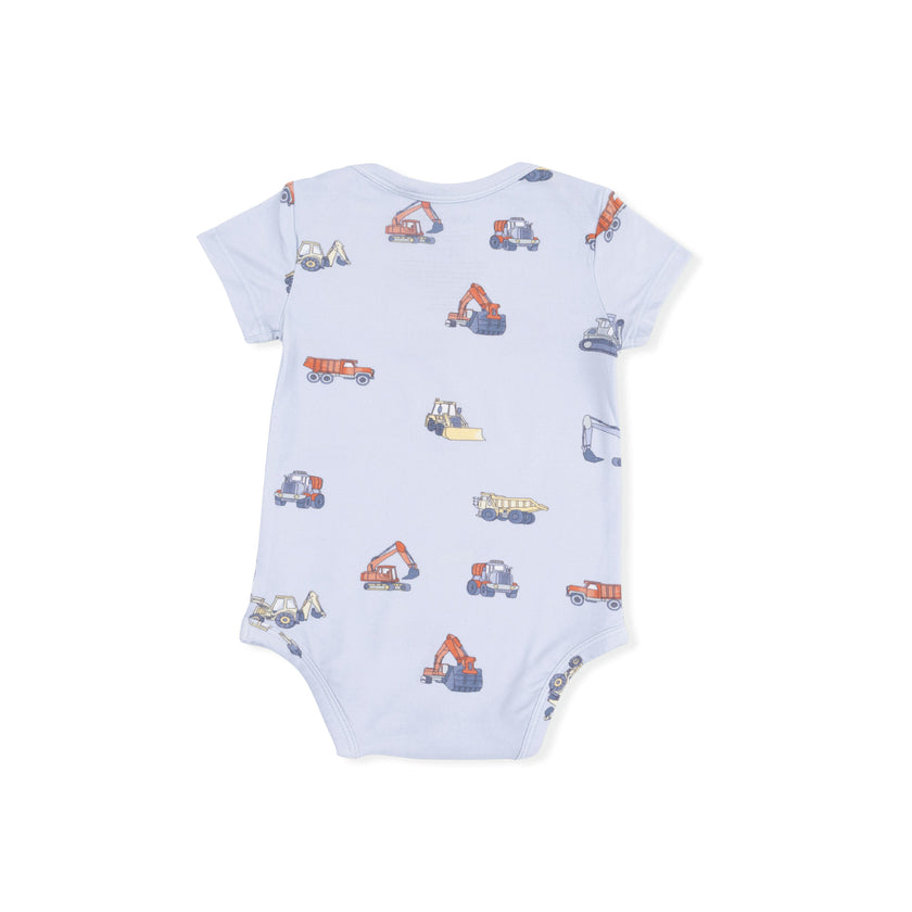 Construction Vehicles - Short Sleeve Bodysuit
