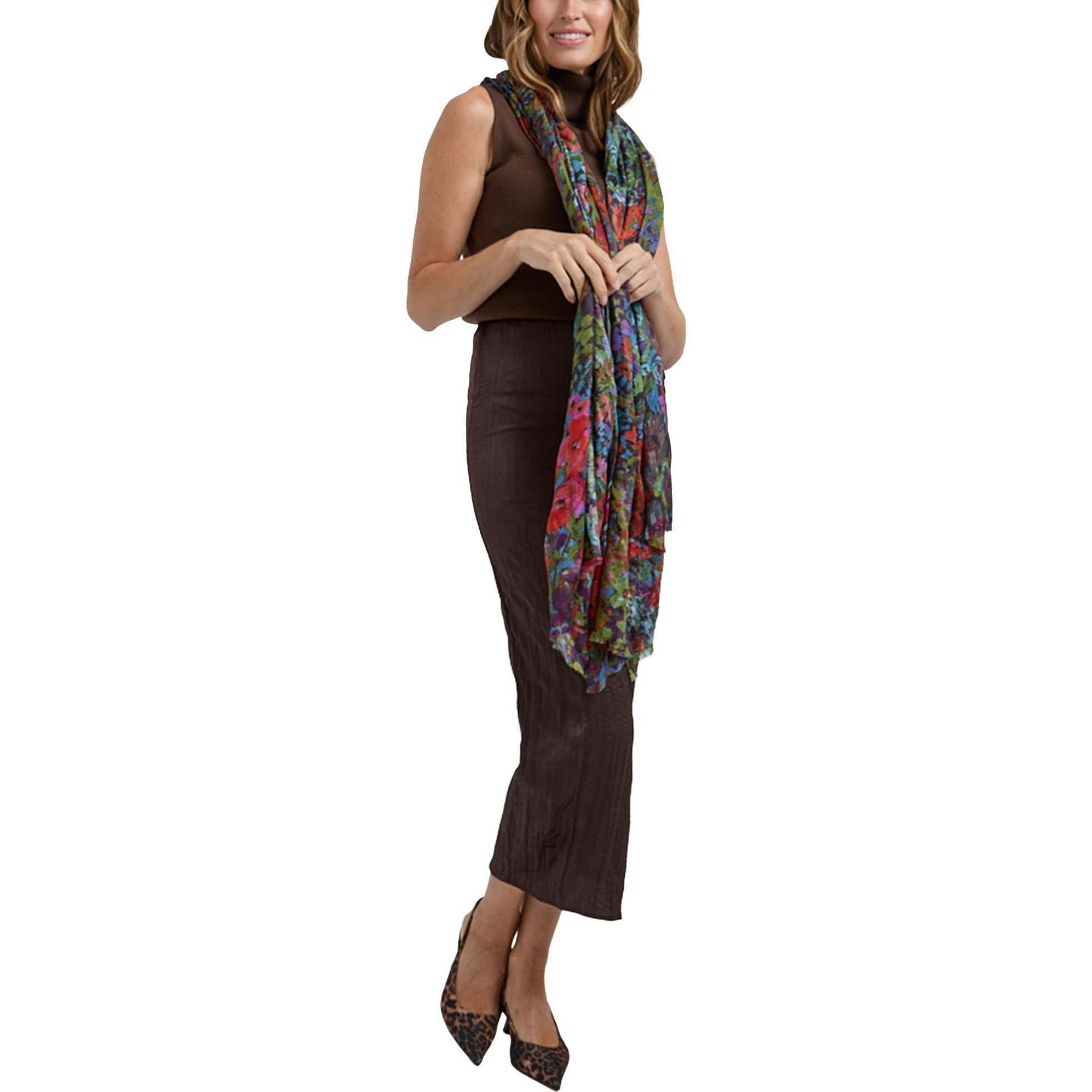 Autumn Floral Printed Scarf