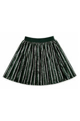Candy Cane Sequin Striped Skirt