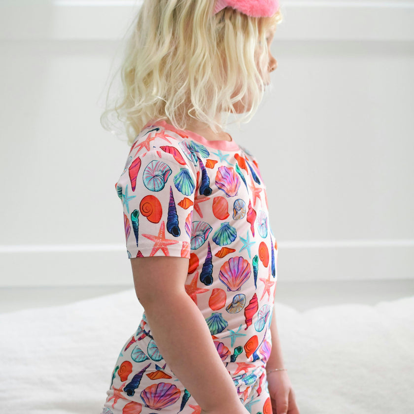 Cute as Shell Short Sleeve Pajama Set