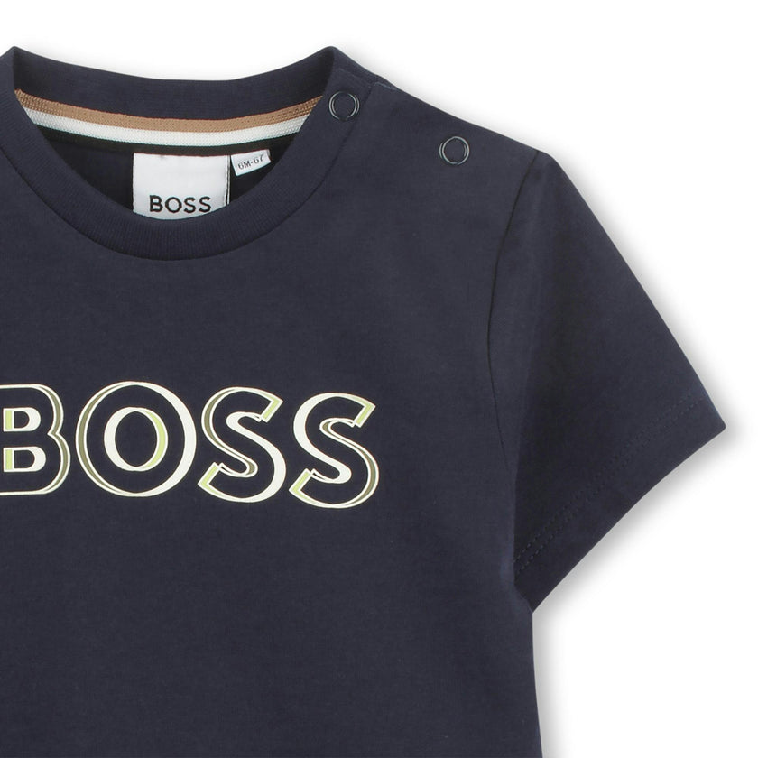 Navy Short Sleeve Logo T-Shirt