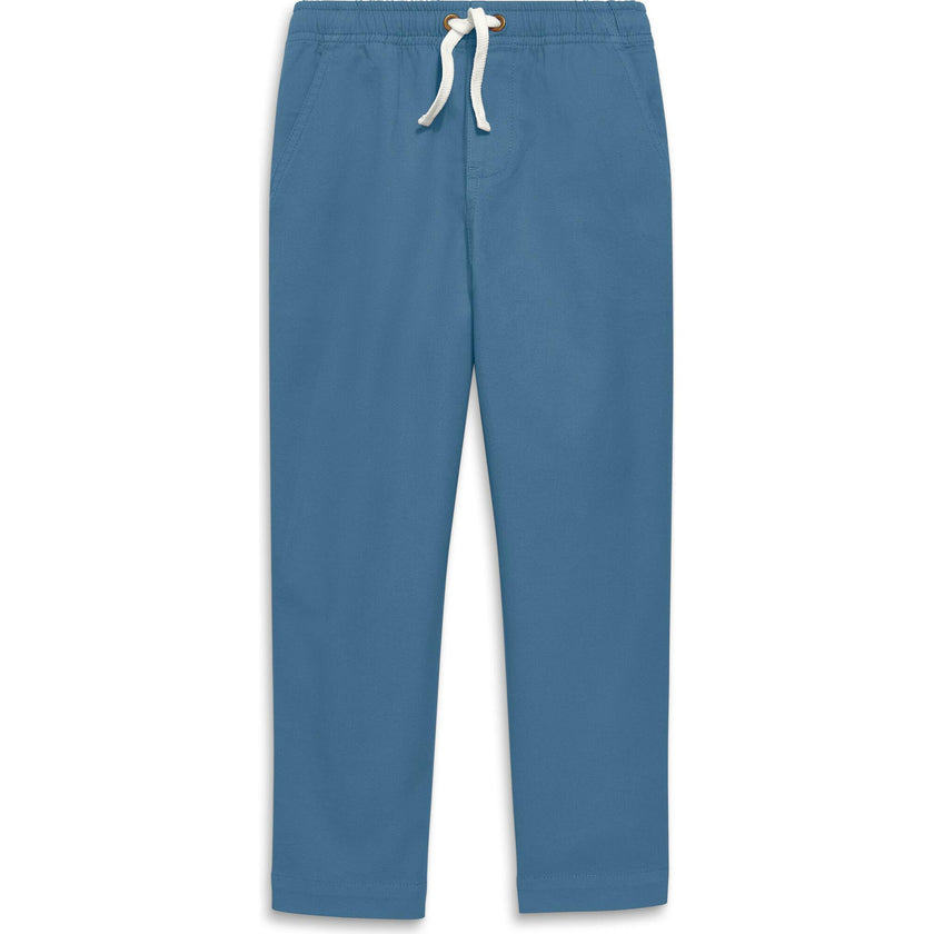 Kids stretch chino drawstring pant