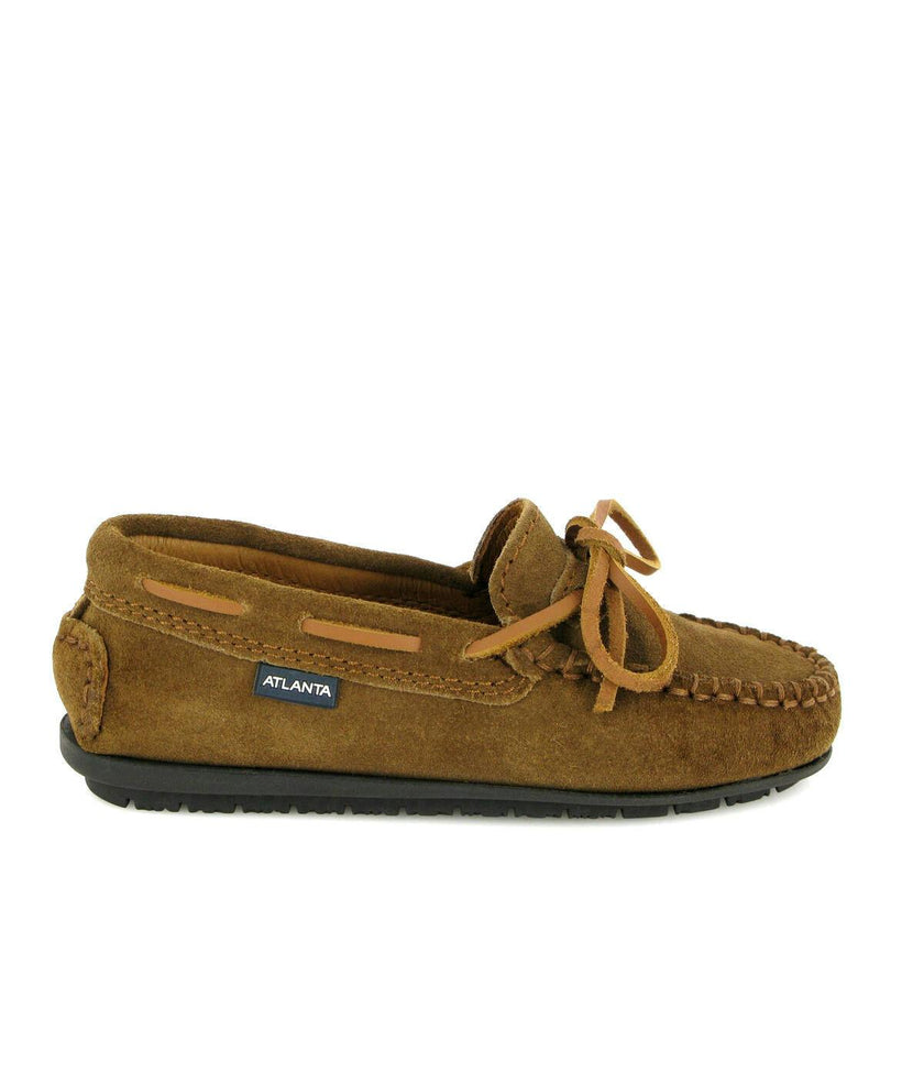 Suede Leather Laces Moccasins, Camel