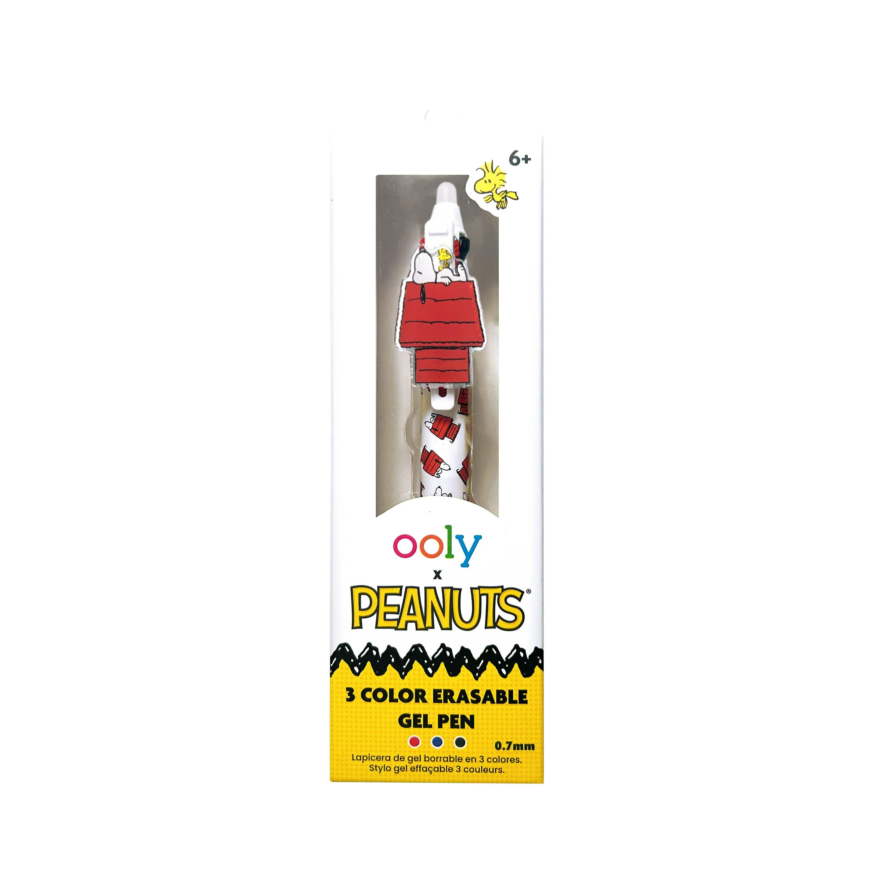 OOLY x Peanuts 3 Color Erasable Gel Pen