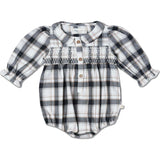 Organic Smocked Bubble Romper