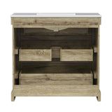 Teamson Home Donovan 36" Single Bathroom Vanity with Two Drawers