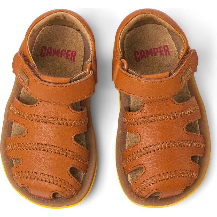 First Walkers Bicho Sandals Hook&Loop, Medium Brown