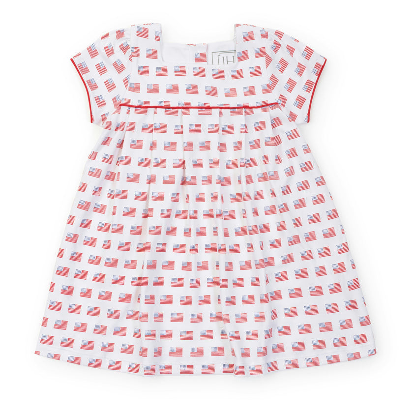 Lizzy Girls' Dress American Flag