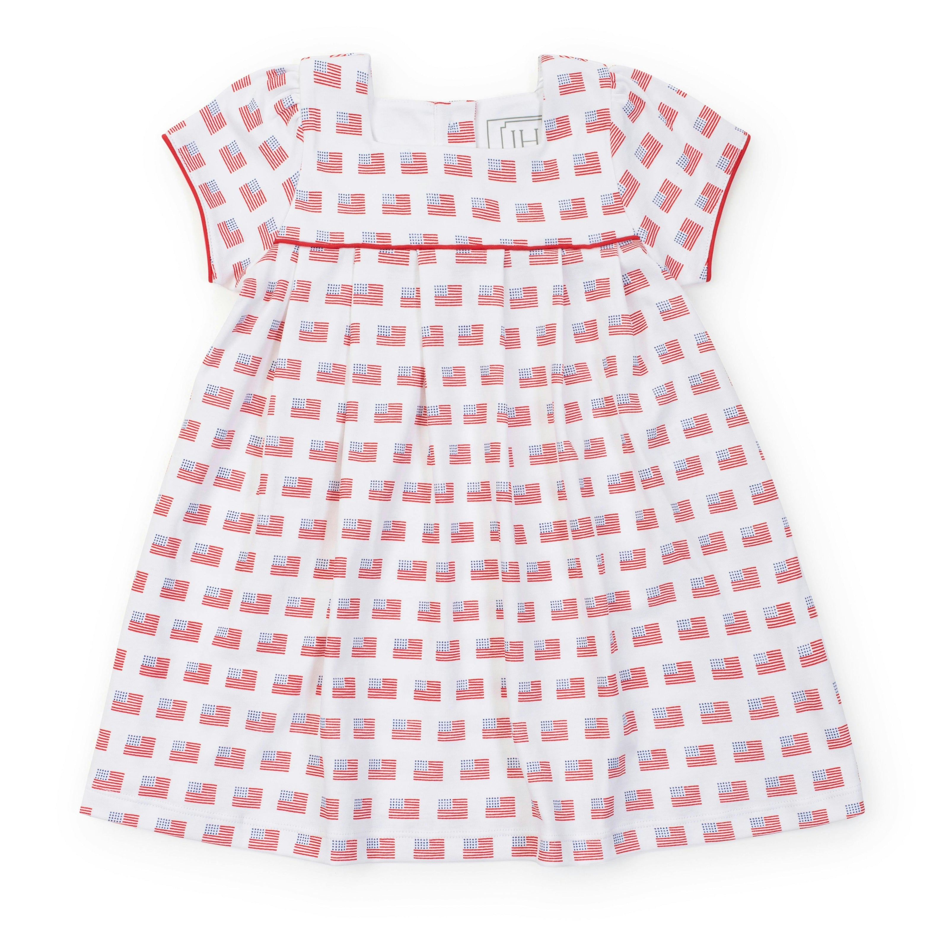 Lizzy Girls' Dress American Flag