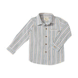 ATWOOD Blue/Peach Stripe Woven Shirt