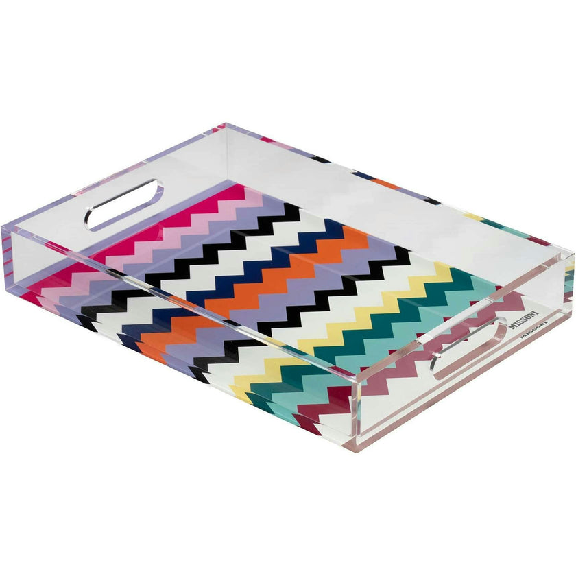 Tray Riverbero Vassoiio Multicolor Medium Tray 9.8 X 13.8 In