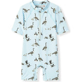 Goose Zipper Shortall Swimsuit