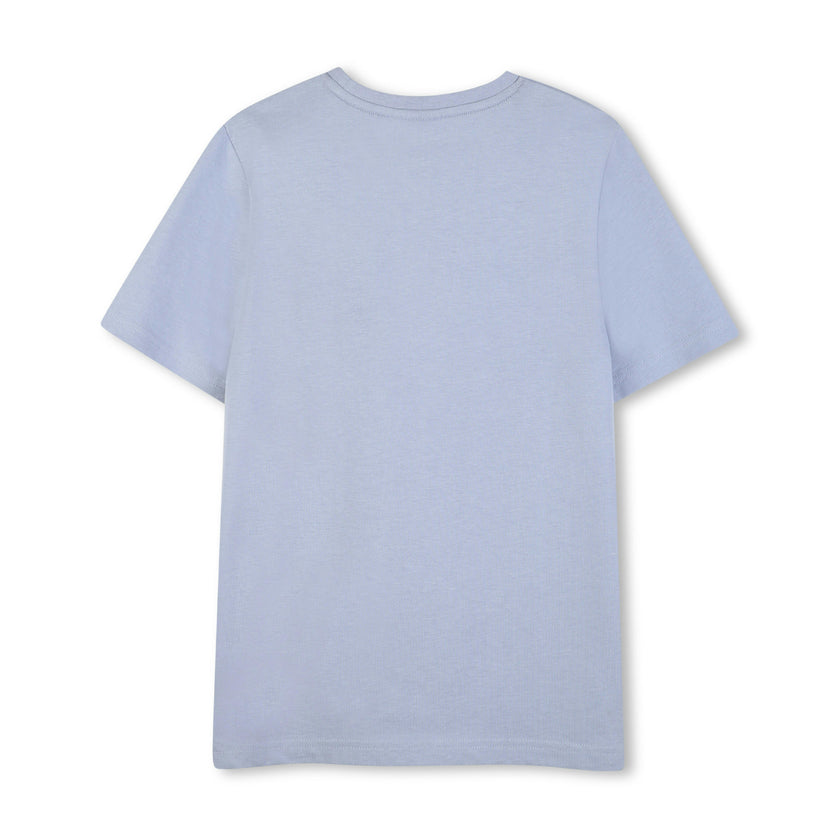 Light Blue Skyline Graphic T-Shirt