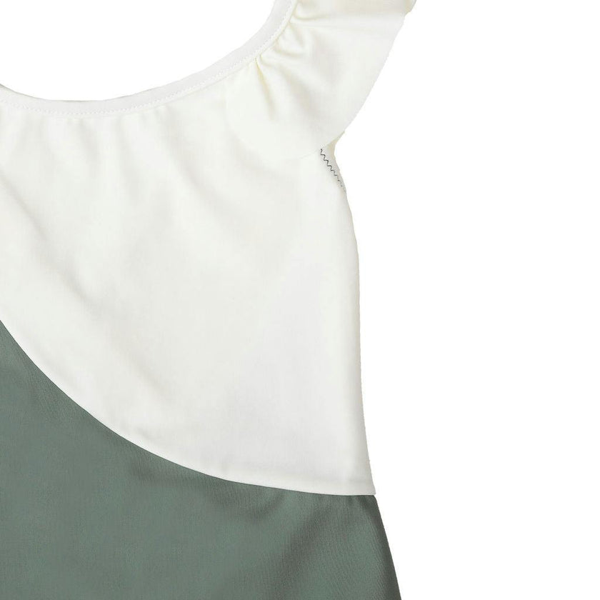 Coco One Piece Swimsuit Sage Green And Ivory