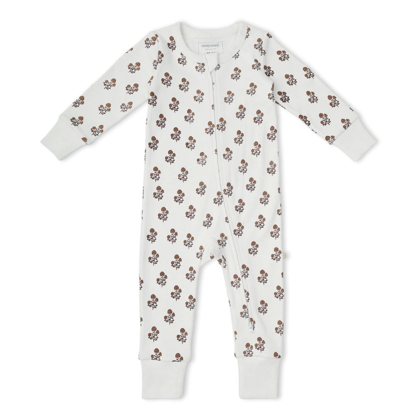 Organic 2-Way Zip Romper - Loom