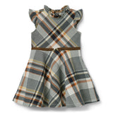 The Plaid Equestrian Dress, multicolor