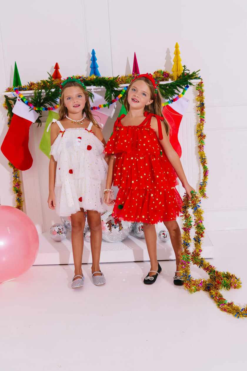 Christmas Starry Tulle Dress