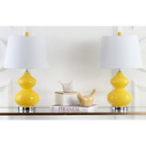 Set of 2 Eva Double Gourd Glass Lamps