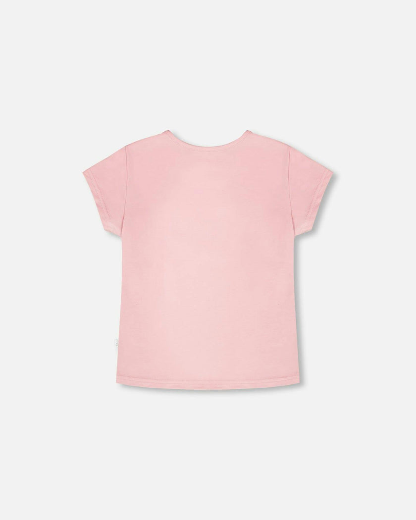 Organic Cotton Jersey T-Shirt Dusty Pink