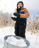 One-Piece Play Snowsuit Colorblocked And