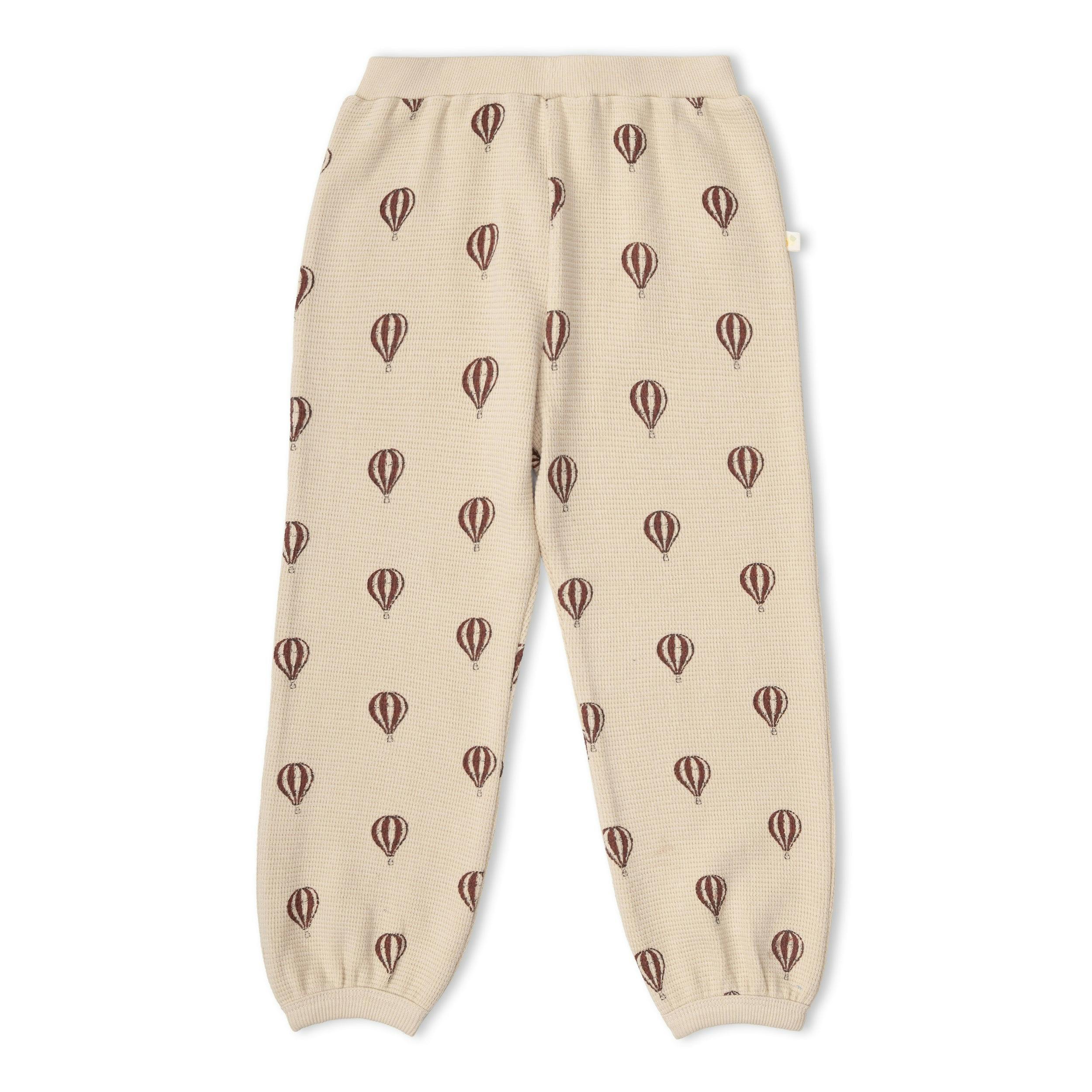 Organic Tee & Pant Slouch Set - Ballon Voyage