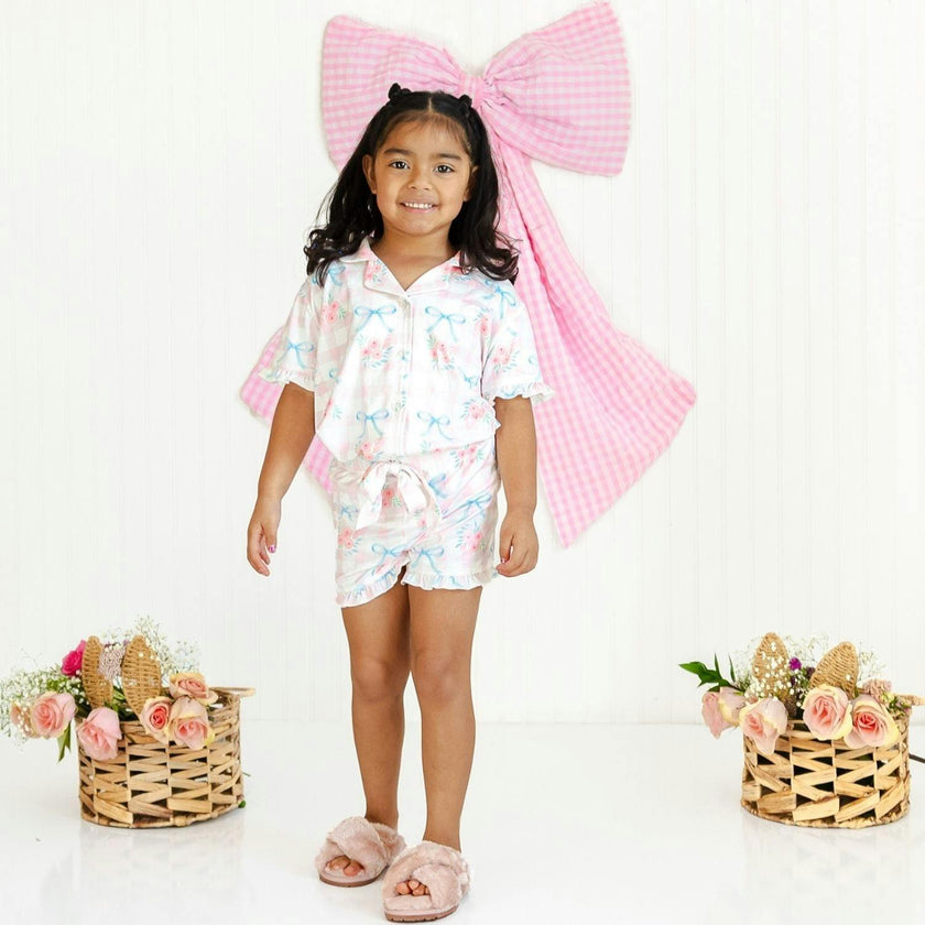 Gingham Trellis Lounge Set