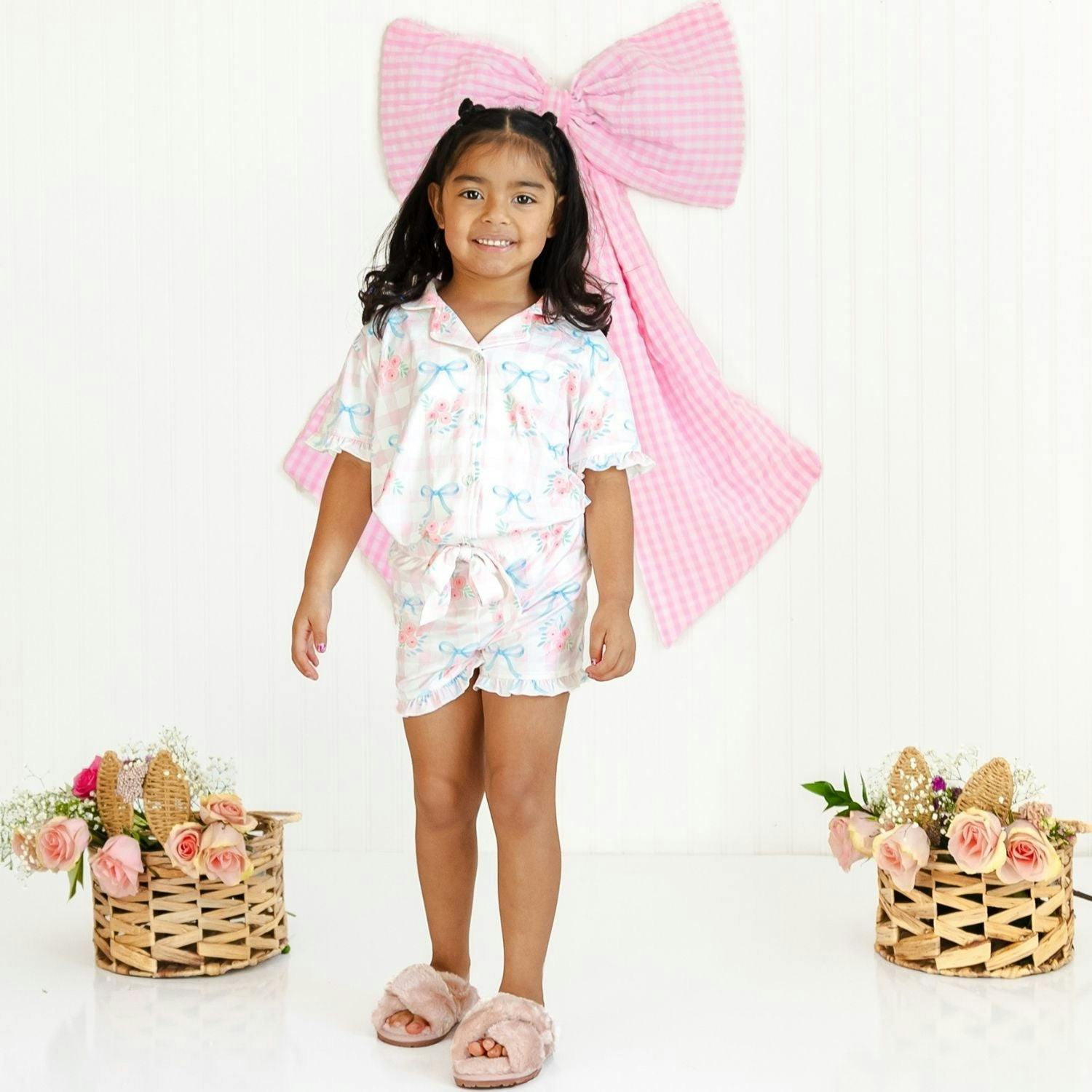 Gingham Trellis Lounge Set