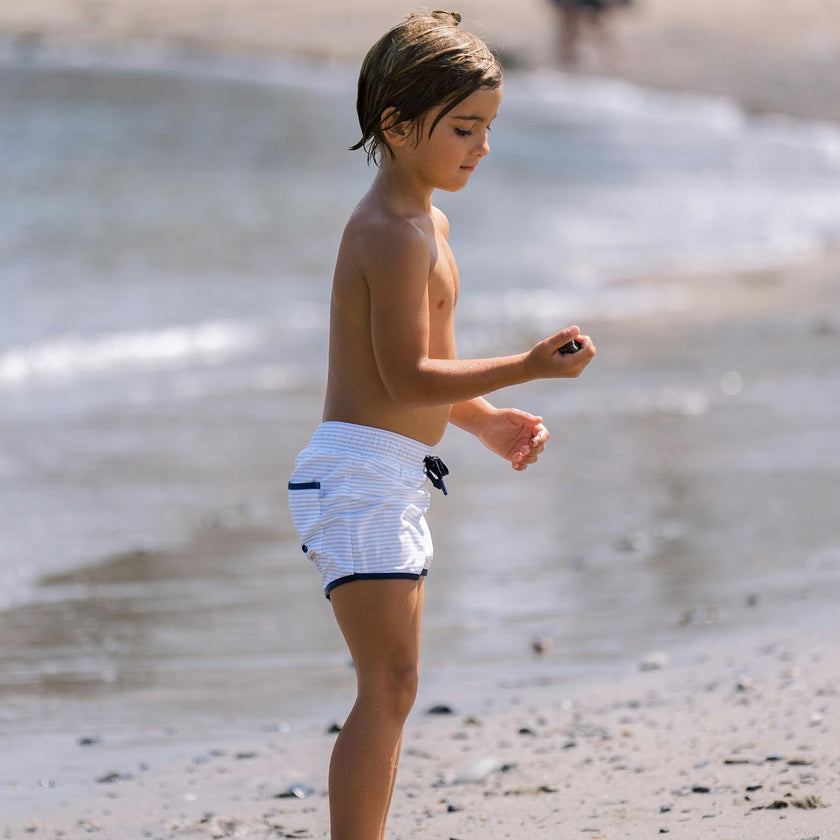 Powder Blue Stripe Boardies