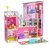 Uptown Wooden Dollhouse with Lights & Sounds