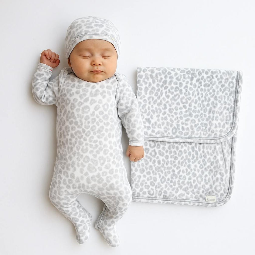 Brushed Hacci Animal Newborn Essentials Set