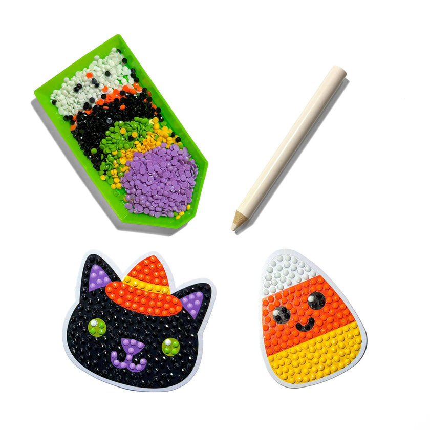 Razzle Dazzle Mini DIY Gem Sticker Kit - Spooky Fun - 8 Stickers