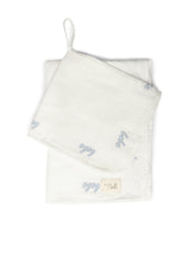 Lovey Embroidered Gauze Swaddle and Lovie Two Piece Set