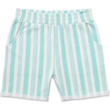 Blue Stripes Bamboo Terry Kids Daywear Shorts