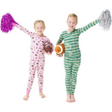Touchdown Time - Grey Mist - Long Sleeve Loungewear Set