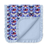 Liberty Wings Ruffle Blanket