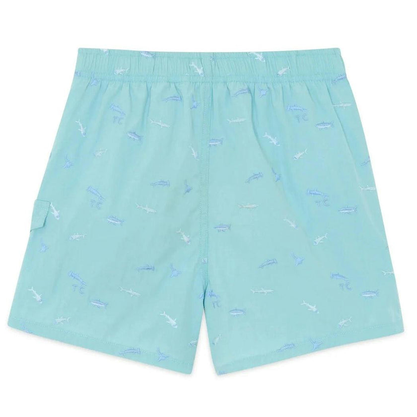 TARTINE ET CHOCOLAT Ocean Friends Embroidered Swim Trunks