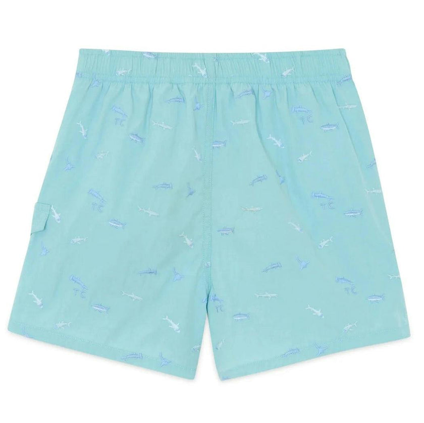TARTINE ET CHOCOLAT Ocean Friends Embroidered Swim Trunks